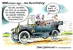 CHEVROLET 100TH ANNIVERSARY by Dave Granlund