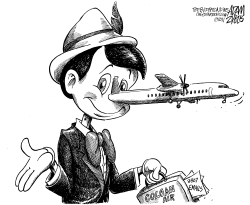 COLGAN AIRLINES DECEPTION by Adam Zyglis